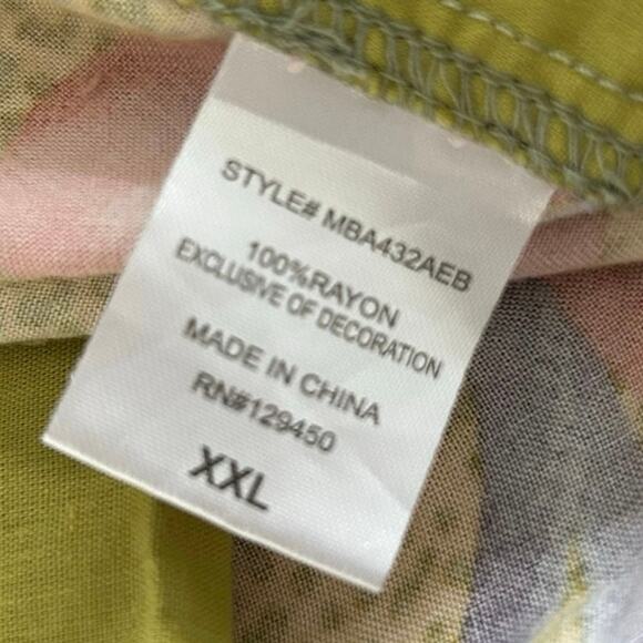 Earthbound Women Colorful Pull On Shorts Gold Boho Summer Hippie Casual Size XXL - Picture 5 of 8